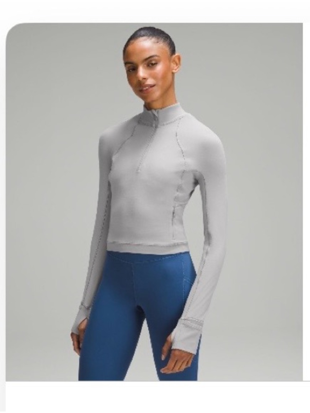 It’s Rulu Cropped Half Zip